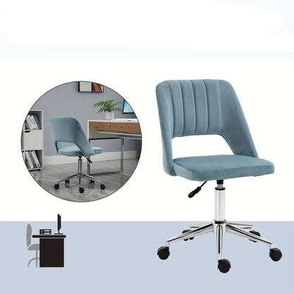 Bureaustoel – Ergonomische Stoel – Office Chair – Kantoorstoel – Draaistoel – Verstelbare Hoogte – 360° Draaibaar – Houten Frame – Zachte Bekleding