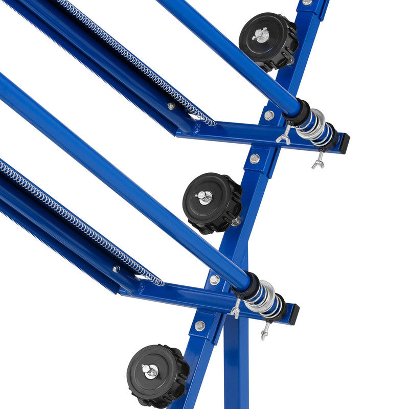 Verfrolhouder – Verfrollenhouder – Verfrolhouder met Snijmessen – Verfrol Stand – Verfpapierhouder – Stevig Stalen Frame – Geschikt voor 4 Rollen 30-100 cm