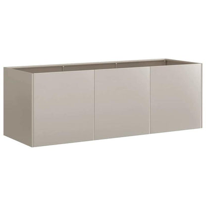 Plantenbak – Bloembak – Bloempot – Moestuinbak – Balkonbak – Groot – Weerbestendig Staal – Rechthoekig 120x40x40 cm – Duurzaam Metalen Design – Eenvoudige Montage