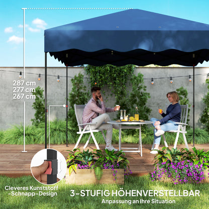 Partytent – Paviljoen – Feesttent – Tuinent – Vouwtent – 3x3 Meter – Waterdicht Oxford Stof Met UPF50+ UV-Bescherming