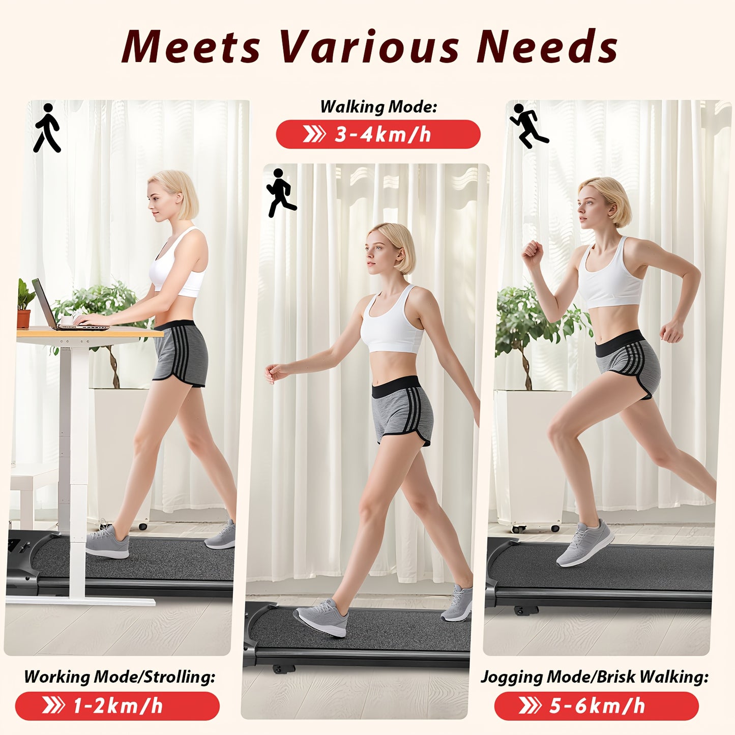 Loopband – Wandelband – Hardloopband – Walking Pad – Treadmill – Compact en Stil – Met Afstandsbediening