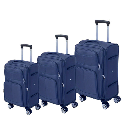Koffer – Reiskoffer – Trolley – Handbagage – Multi-combinatie – Krasbestendig Oxford-stof – 360° Spinnerwielen – Lichtgewicht – Handbagageformaat