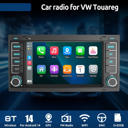 Autoradio – Android Autoradio – Car Audio – Multimedia Speler – Auto Stereo – 7 Inch HD Touchscreen – Android 14 Met Wireless CarPlay & Android Auto