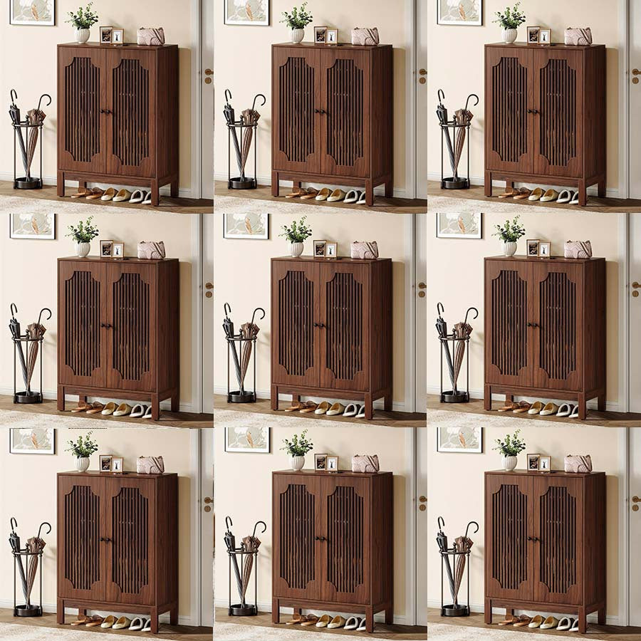 Schoenenkast – Schoenopberger – Schoenenrek – Schoenmeubel – Schoenenschuifkast – 6-Lagen Voor 20 Paar – MDF Met Louverdeuren