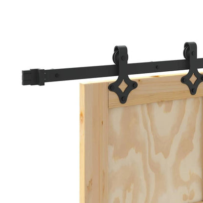 Schuifdeur Bruin – Houten Deur – Kamerdeur – Raumteverdeler – Minimalistische Deur – Duurzaam Hout – Maat 83x202 cm