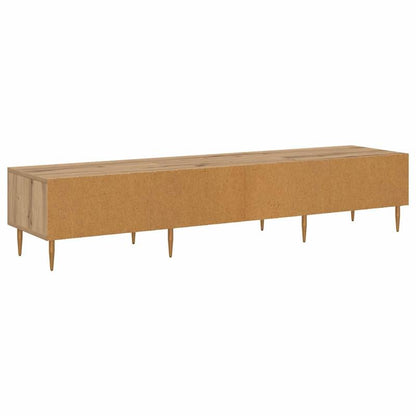 TV-kast – TV-meubel – Mediakast – Tv-console – Opbergkast – Rustiek Eikenhout – Compact Formaat 150x36x30 cm