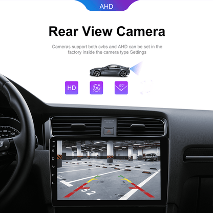 Autoradio – Auto Radio – 2 DIN Radio – Android Autoradio – CarPlay Radio – 9 inch touchscreen – Draadloze CarPlay & GPS navigation – Inclusief Achteruitrijcamera