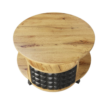 Coffee Table, Swivel Table, Side Table with Concealed Built-in Storage