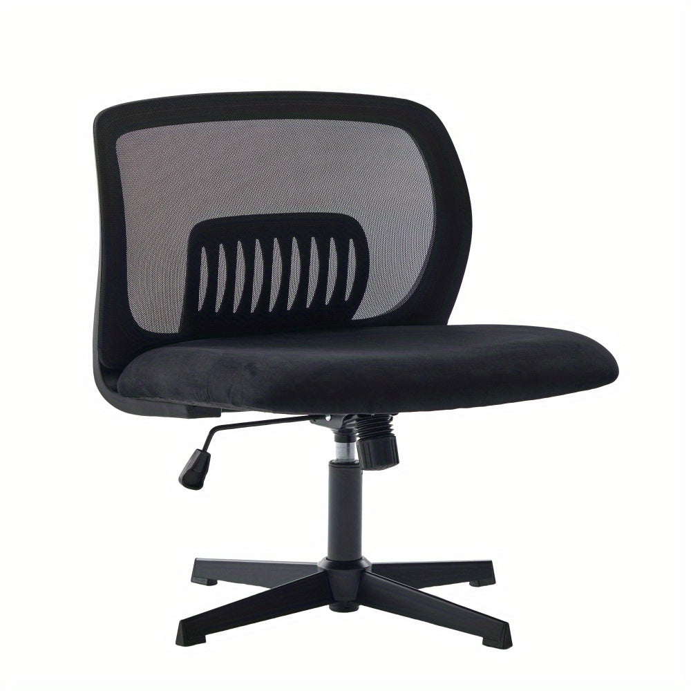Bureaustoel – Office Chair – Leesstoel – Woonkamerstoel – Draaistoel – Fluwelen Bekleding – Schommelfunctie & Hoogteverstelbaar