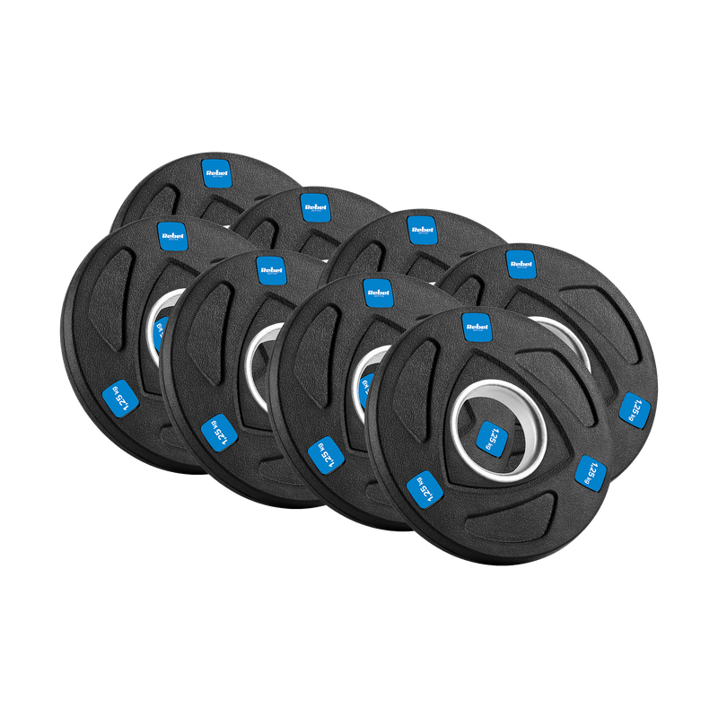 Gewichtsschijven – Halterschijven – Gewicht Platen – Sportgewichten – Gewicht Schijven – 30 kg Set – Gietijzer Met Rubberen Coating – Geschikt Voor 51 mm Halters