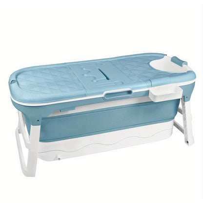 Opvouwbaar Bad – Opblaasbaar Bad – Opvouwbaar Ligbad – Zitbad – Mobiel Bad – Duurzaam PP/TPE Materiaal – Compact 118x60x53 cm