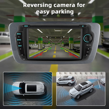 7-inch Touchscreen Autoradio – Multimedia Speler – Navigatiesysteem – Inbouw Radio – Auto Entertainment – Draadloze CarPlay & Android Auto – GPS Met Wi-Fi
