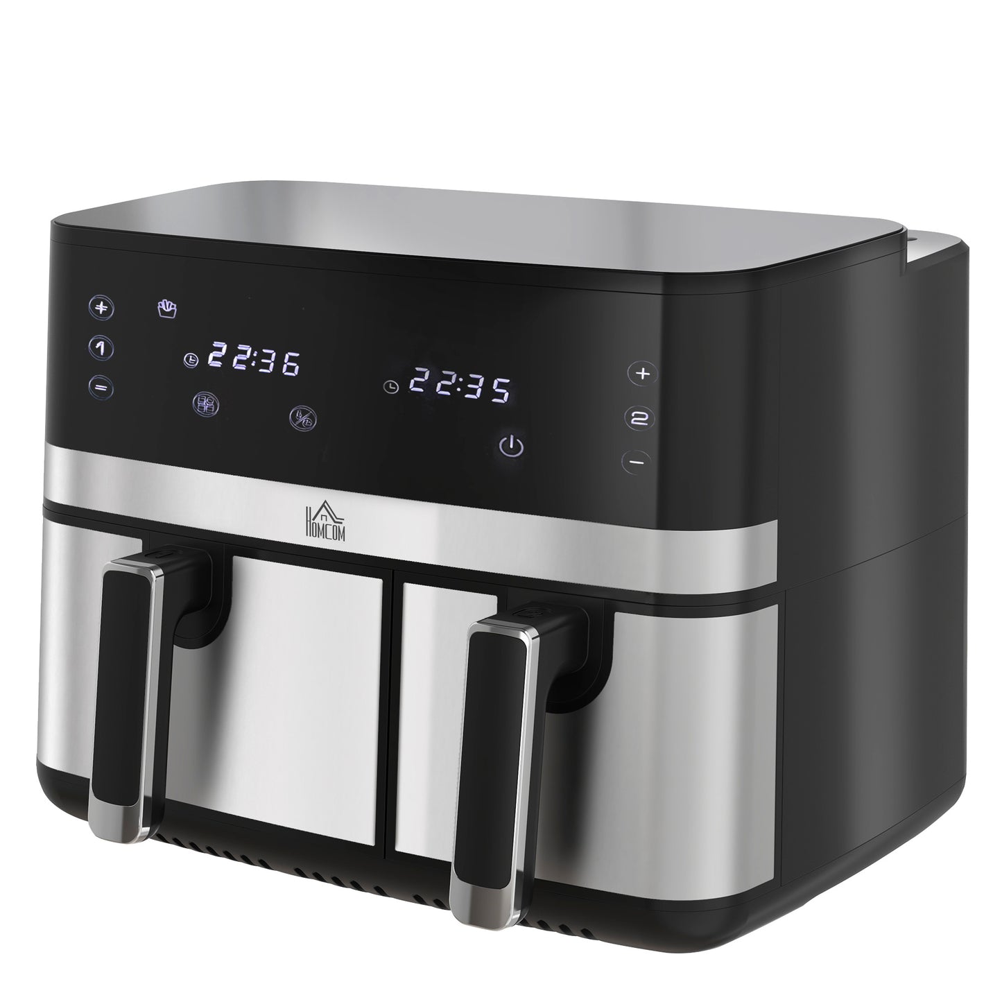 Airfryer – Heteluchtfriteuse – Luchtfriteuse – Friteuse – Airfryer Oven – 2700 Watt – 8 Instelbare Programma’s – Zwart-Zilver – Compacte Maat 41,8x39,2x31,1 cm