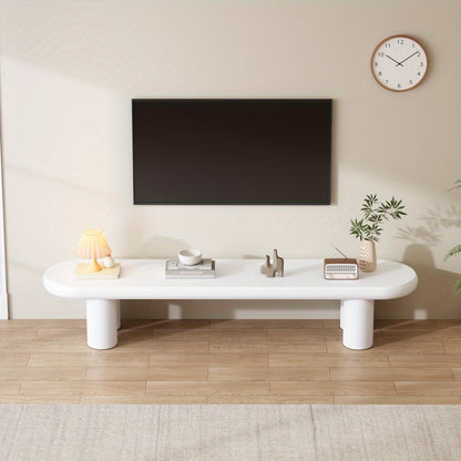 TV-kast – TV-meubel – Tv-dressoir – Mediameubel – Witte TV-kast – 160 x 40 x 40 cm – MDF met Houten Afwerking