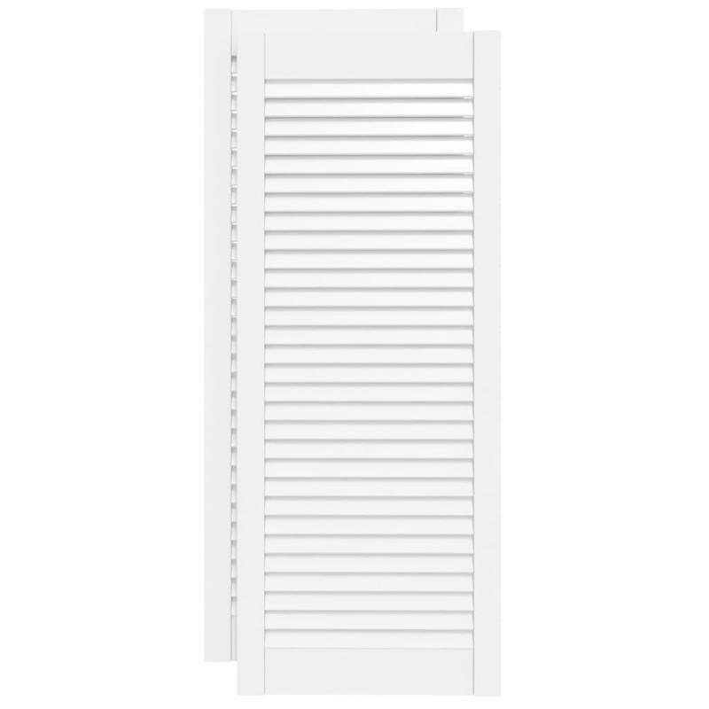 Opbergkast – Bergkast – Kast – Meubel – Opbergrek – Wit – Set van 2 – Stevig en Duurzaam – Afsluitbaar met Slot – 99,3x39,4 cm