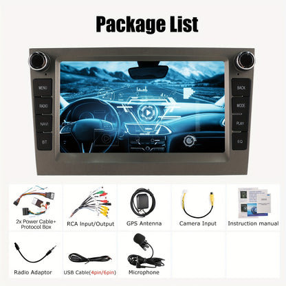 Autoradio – 2DIN Radio – Auto Stereo – Multimedia Speler – Touchscreen – 17,78 cm – Android 14 – Draadloos CarPlay & Android Auto