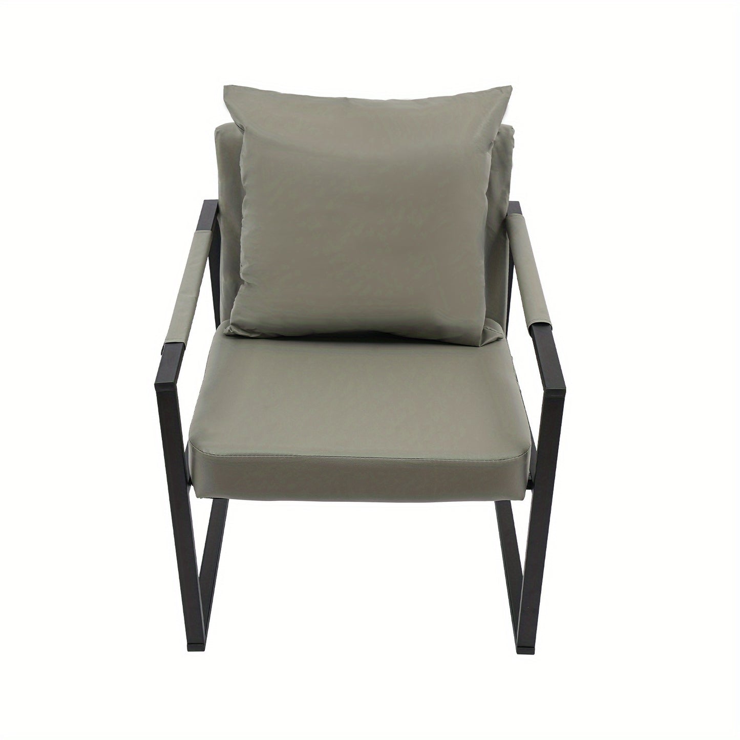 TOOL1SHOOO Modern 58.93x65.02x80.01 cm Armchair - Sponge-Filled Ergonomic Design, Sturdy Iron Frame, Easy Assembly Indoor/Outdoor Lounge Chair for Living Room, Office, Bedroom, Guest Room & Dining Room, Indoor Outdoor Chair,