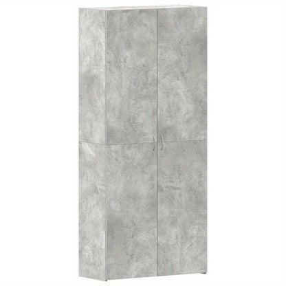 Schoenenkast – Schoenenrek – Schoenenopberger – Schoenenkastje – Schoenenmeubel – Verticale Ruimtebesparing – Duurzaam Hardhout – Beton-Grijs