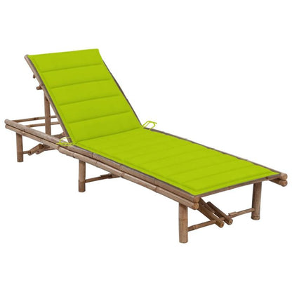 Ligbed – Tuinstoel – Zonnebed – Ligstoel – Relaxstoel – Groen – Ergonomisch Ontwerp – Frame Van 430 Roestvrijstaal