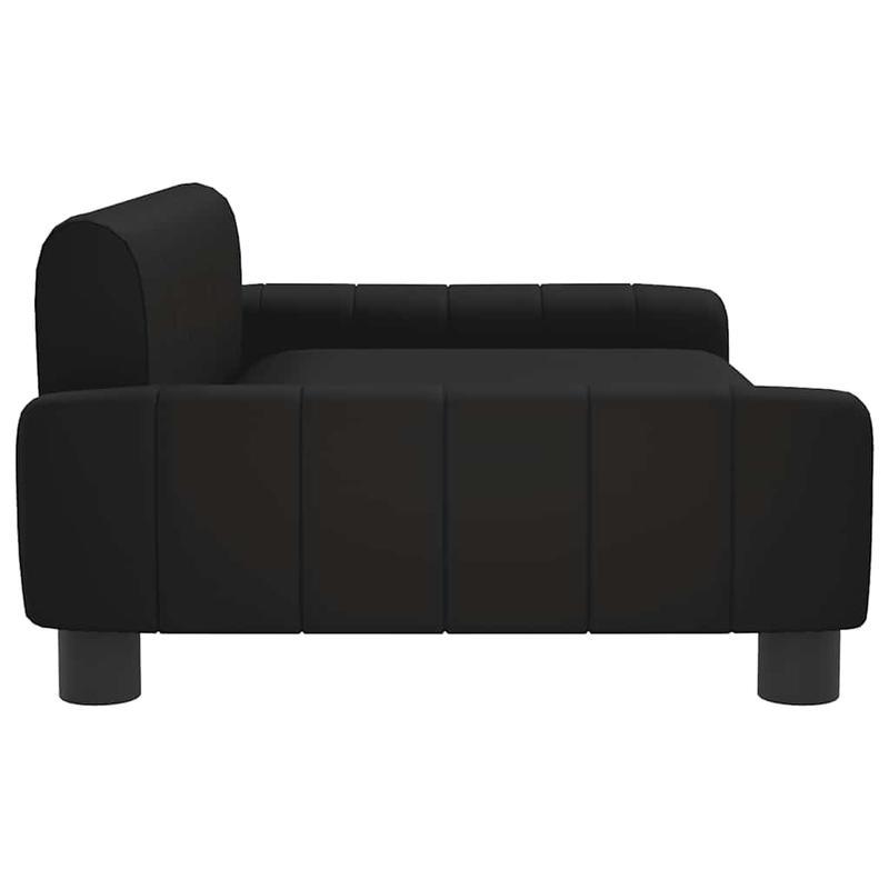 Hondenmand – Hondenbed – Hondenkussen – Ligmand – Mand – Zwart – 90x53x30 cm – Katoen & Polyester Fiber – Comfortabel voor Middelgrote Honden