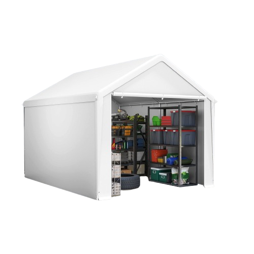 Opslagtent – Opbergtent – Garagetent – Carporttent – Weidetent – 3x4 Meter – Met Metaal Frame & Afneembare Zijwanden