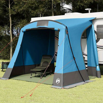 Tent – Kampeertent – Buitentent – Festivaltent – Vissertent – Polyester Waterafstotend – Geventileerd 285x255x245 cm – Blauw Zwart