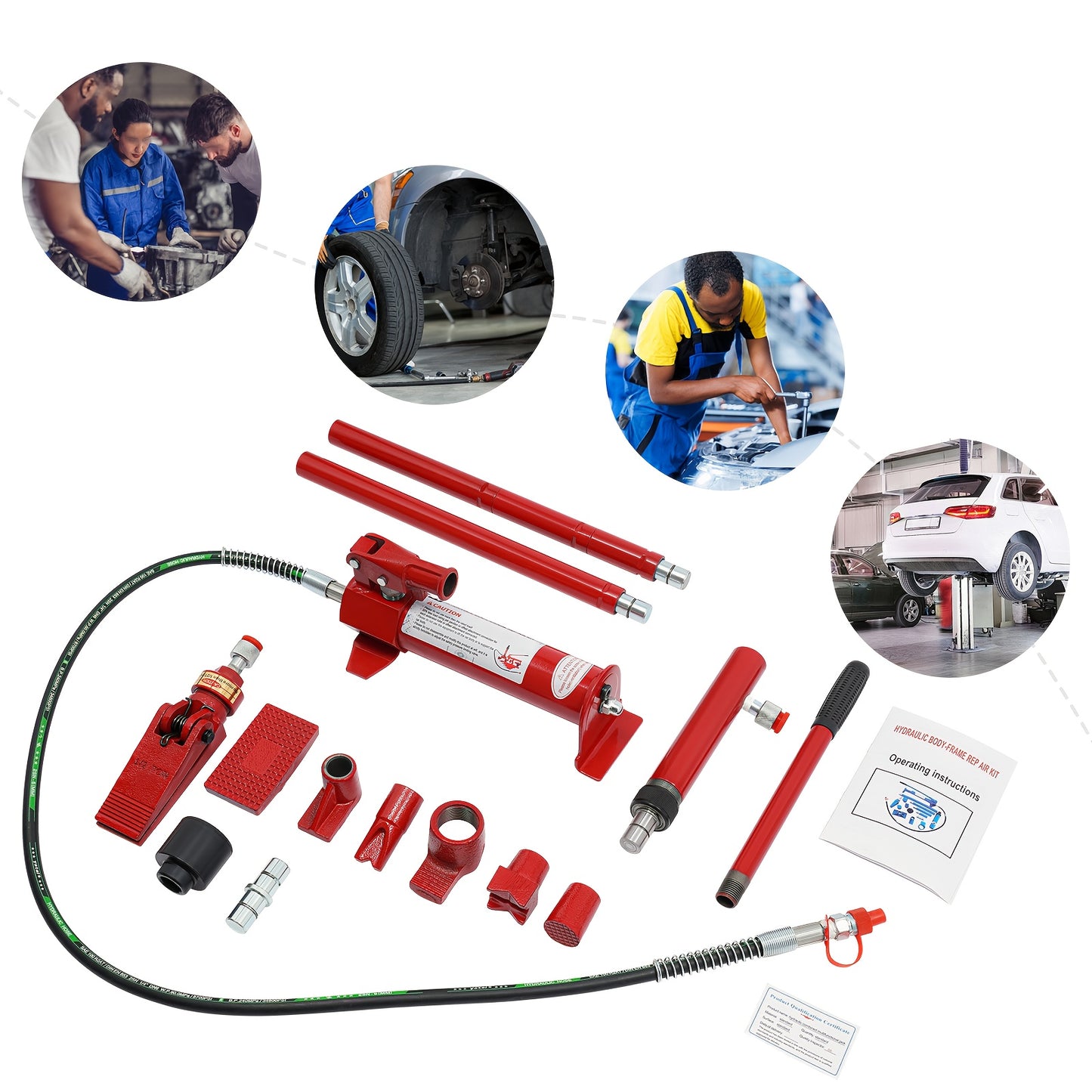 Fenderroller – Hydraulische Wielophouder – Autolift – Wagenheffer – Spatbordaanpassing – 4000 kg Draagvermogen – Compact Design Voor Kleine Ruimtes