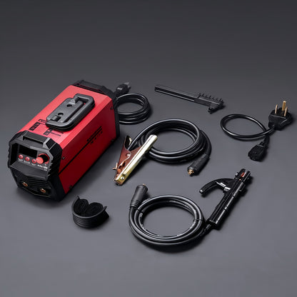 ARCCAPTAIN Heavy-Duty 200A ARC/TIG/MMA Welding Machine with Large LED Display, Synergic Control & IGBT Inverter - Portable Welder with Hot Start, Arc Force & Anti-Stick Function, Overload & Overheat, 220-240V (Global Voltage)