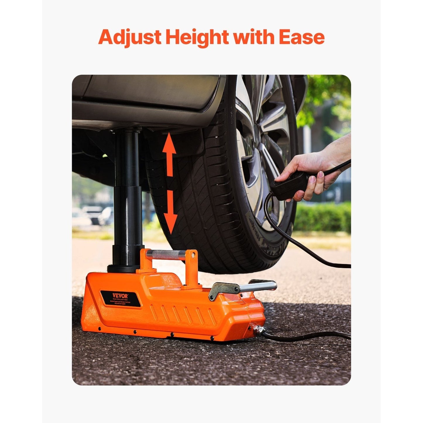 Autokrik – Elektrische Krik – Garagekrik – Hydraulische Krik – Auto Jack – 15 Ton Draagvermogen – Ingebouwde LED Verlichting