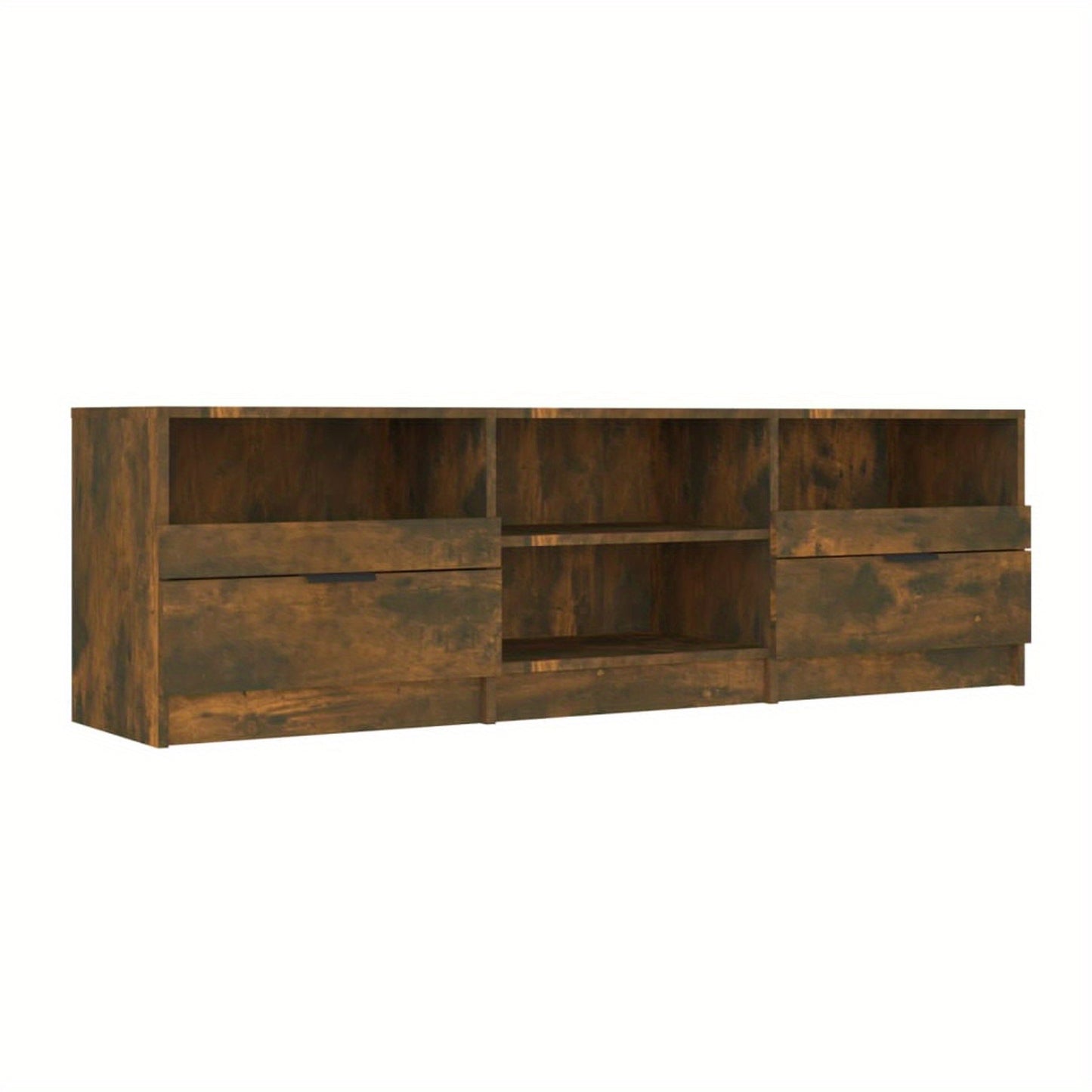 TV-kast – TV-meubel – TV-standaard – Mediameubel – Entertainmentkast – Gerookt Eiken – 150x33,5x45 cm – Duurzaam Gemonteerd Hout