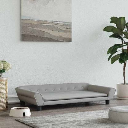 Hondenmand – Hondenkussen – Hondenbed – Hondensofa – Grijs – Zachte Velvet Stof – Duurzaam & Slijtvast – 100x50x21 cm
