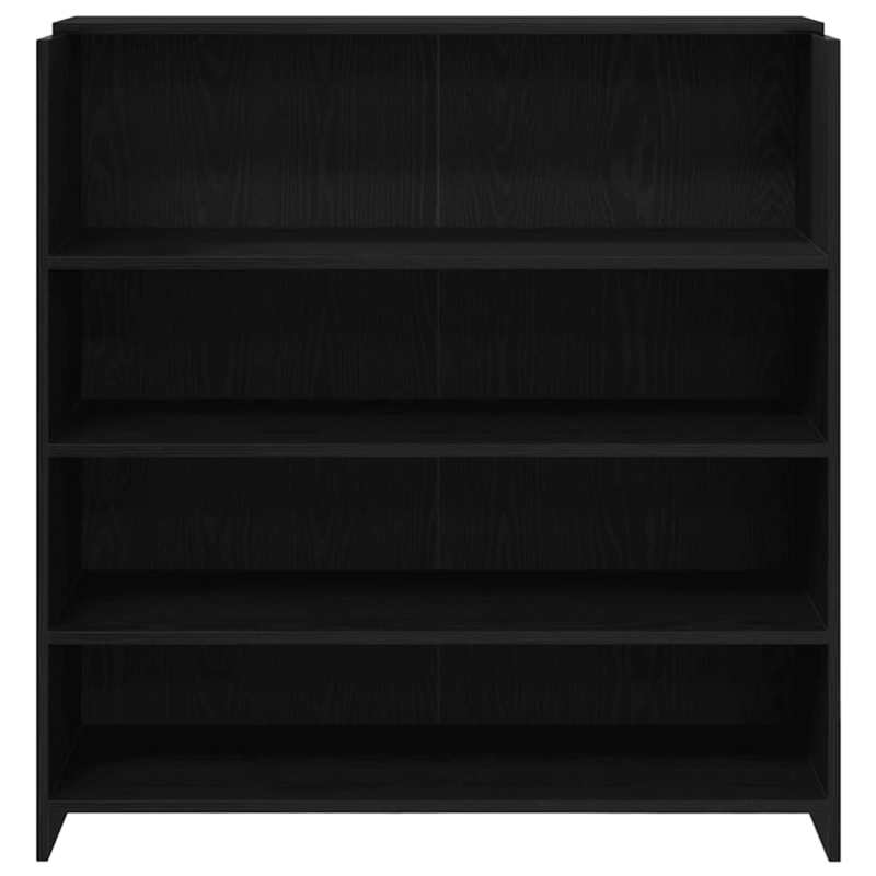 Ontvangstbalie – Receptiebalie – Balie – Bureau – Ingangsbureau – Zwart Eiken Look – Opbergruimte Met Lade – Stevig Houten Frame – 100x50x103,5 cm