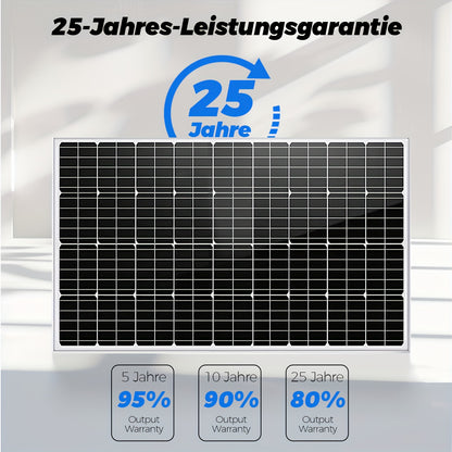 300W Zonnepaneel – Zonnepaneel Module – Solar Module – Fotovoltaïsch Paneel – Monokristallijn Paneel – 18V Hoog Rendement 23% – Weerbestendig Aluminium Frame