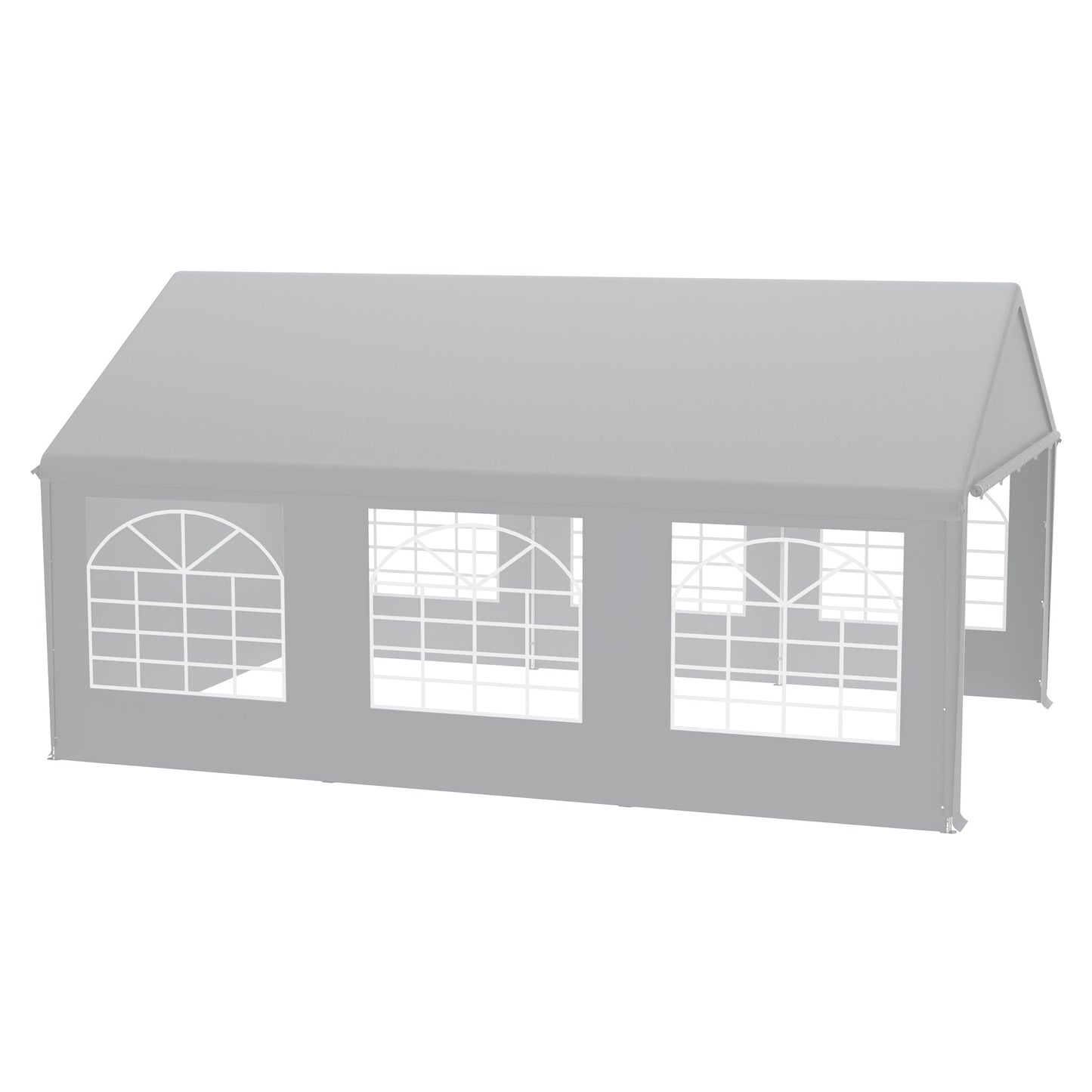 Party Tent Garden Pavilion Foldable Tent Camping Tent with Side Panels and Windows for Party, Market Stall, and Outdoor Camping (4x6m/4x8m), Tent For Camping, Tents, Beach Tent, Backyard Pavilion, Garden Canopy, Window Tent,
