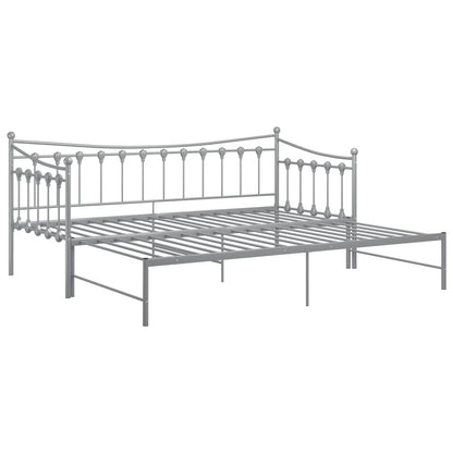 Bedbank – Slaapbank – Logeerbed – Sofa – 90x200 cm – Metalen Frame – Uittrekbaar Bed