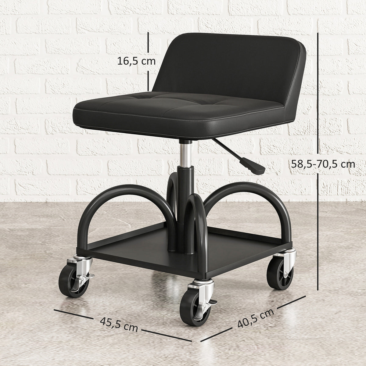Opvouwbare Eettafel – Inklapbare Tafel – Verrijdbare Eettafel – Uitklapbare Keukentafel – Opbergtafel – Voor 2-4 Personen – Wit IJzer – Met Wieltjes & Opbergruimte