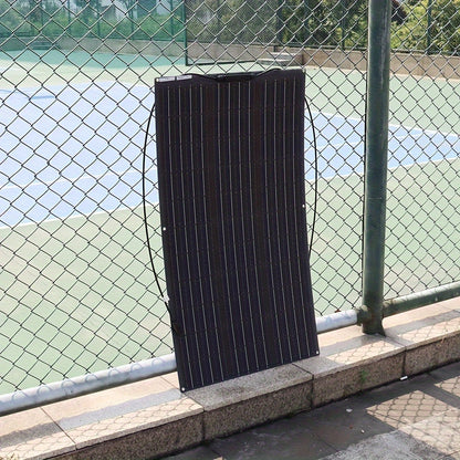 Flexibele Zonnepanelen – Flexibele Zonnecel – Draagbare Zonnepanelen – Zonne-energie – 200W Totaal – Geschikt Voor 12V En 24V
