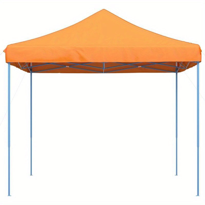 Extra Large Pop-Up Party Tent with Canopy - Instant Setup Event Tent, Heavy-Duty Frame, Zippered Doors - Ideal for Weddings, Birthdays, BBQs, Markets - Easy Storage - Orange & Blue Design (292x292x315cm) - Portable Canopy for
