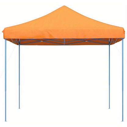 Extra Large Pop-Up Party Tent with Canopy - Instant Setup Event Tent, Heavy-Duty Frame, Zippered Doors - Ideal for Weddings, Birthdays, BBQs, Markets - Easy Storage - Orange & Blue Design (292x292x315cm) - Portable Canopy for