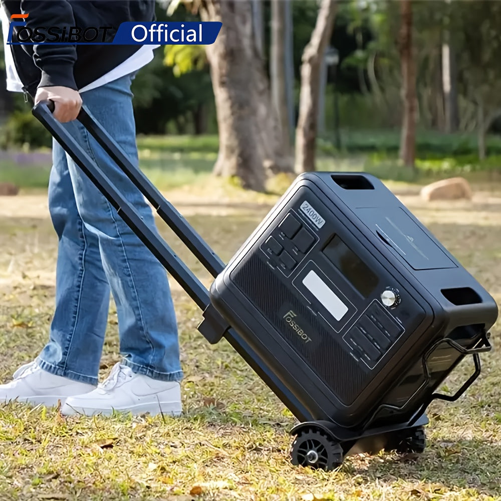 Powerstation – Solar Generator – Draagbare Stroomgenerator – Powerbank – Noodstroom – 2048Wh Capaciteit – 2400W Continu Vermogen – Zwart