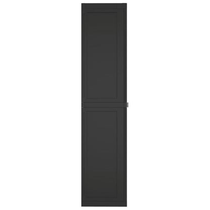 Tuinkast – Tuinschuur – Opbergkast – Tuinberging – Buitenbox – Duurzaam PP Materiaal – 65x37x165 cm – Met Slot en Planken