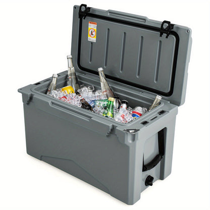 Koelbox – Frigobox – Picknickkoeler – Campingkoelbox – Hardcase Koelbox – 50 Quart – Rotomolded LLDPE – 5-7 Dagen Koelcapaciteit – Lekvrij Met Bekerhouders & Flesopener