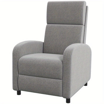 Relaxfauteuil – Schommelstoel – Ligstoel – Fauteuil – Relaxstoel – 160° Verstelbaar – Robuust Metaal-Kunststof Frame – Zacht Gevoerd – Compact Ontwerp – Grijs