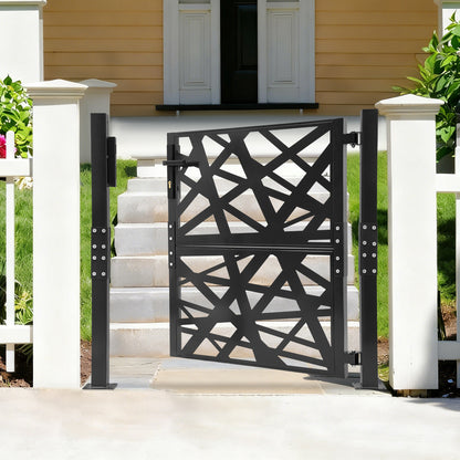 Garden Gate, Outdoor Garden Entrance Gate, Garden Metal Gate