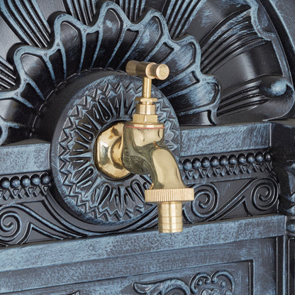 Fontein Tuin – Tuinfontein – Waterornament – Buitenkraan – Wastafel – Aluminium Duurzaam – Compact 83 cm Hoog