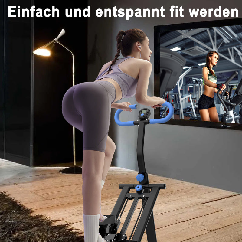 Trapstepper – Stepper – Stair Climber – Fitnessstepper – Cardio Trainer – Verstelbare Weerstand 3 Niveaus – Opvouwbaar en Stabiel Tot 120 kg