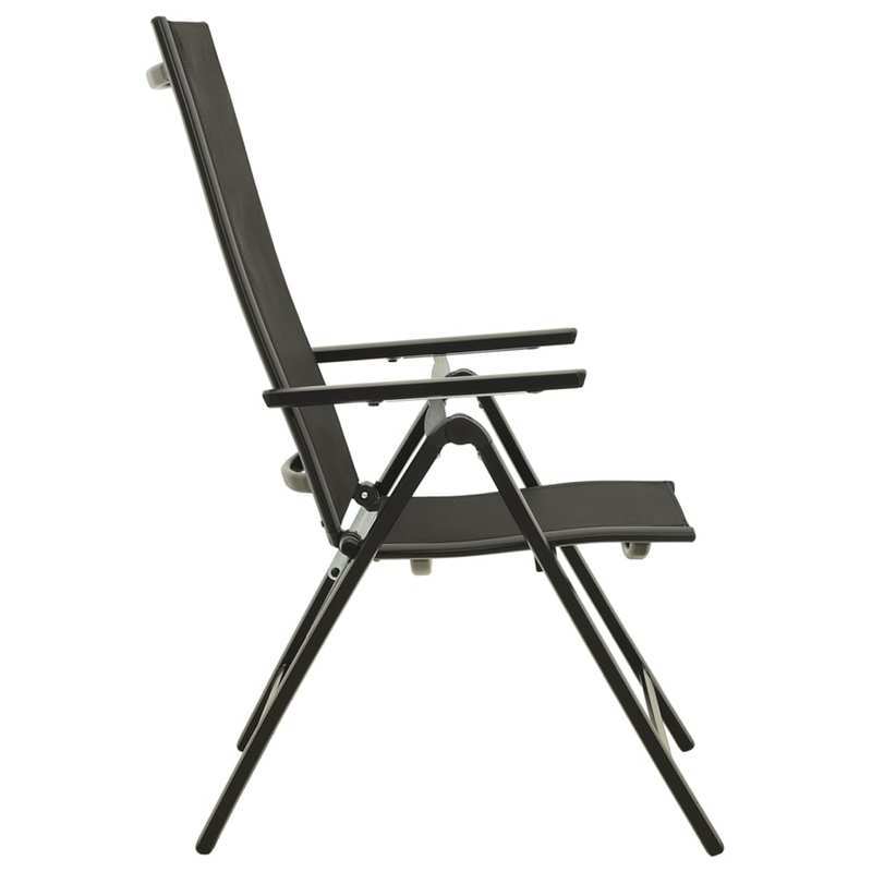 Inklapbare Tuinstoel – Outdoor Stoel – Balkonstoel – Campingstoel – Lichtgewicht – Weerbestendig Aluminium – Ergonomisch Design