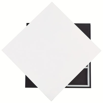 Salontafel – Koffietafel – Bijzettafel – Woonkamertafel – Lounge tafel – 360° Draaibaar – Hoogglans Wit Hardhouten Frame
