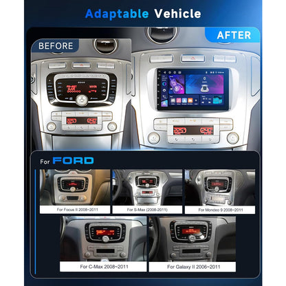 Android 15 Autoradio – Multimedia Systeem – Navigatie Radio – Touchscreen Radio – Draadloos CarPlay – 7 Inch HD Scherm – 4G Internet & Bluetooth 5.0