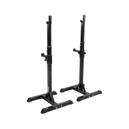 Haltersteunen – Haltersteunen Verstelbaar – Halterstandaard – Barbell Stand – Halterhouder – Maximaal 200 kg Belastbaar – Verstelbare Hoogte 105-160 cm